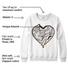 Sail 5s DopeSkill Sweatshirt Heart Jordan 5 Graphic