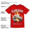 Red Collection DopeSkill Red T-shirt Slow Burn Graphic