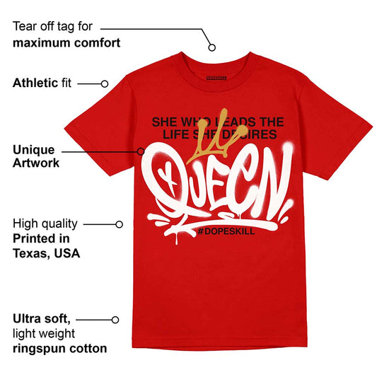 Red Collection DopeSkill Red T-shirt Queen Graphic