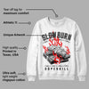 Off Noir 3s DopeSkill Sweatshirt Slow Burn Graphic