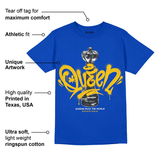 Laney 14s DopeSkill Varsity Royal T-shirt Queen Chess Graphic