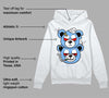 Powder Blue 9s DopeSkill Hoodie Sweatshirt New Double Bear Graphic