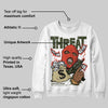 Olive Collection DopeSkill Sweatshirt Under Threat Graphic