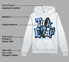 Powder Blue 9s DopeSkill Hoodie Sweatshirt Talk Is Chip Graphic