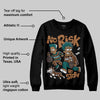 Samba Leopard Pack Collegiate Green DopeSkill Sweatshirt No Risk No Story Graphic