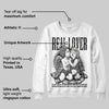 Off Noir 3s DopeSkill Sweatshirt Real Lover Graphic