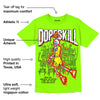 Neon Green Collection DopeSkill Neon Green T-shirt Thunder Dunk Graphic