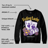 PURPLE Collection DopeSkill Sweatshirt Feeling Lucky Graphic