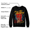 Red Collection DopeSkill Sweatshirt Never Stop Hustling Graphic