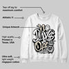 Reverse Metallic 5s DopeSkill Sweatshirt No Days Off Graphic