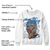 AJ Spizike White Obsidian DopeSkill Sweatshirt Never Stop Hustling Graphic