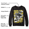 Yellow Snakeskin 11s DopeSkill Sweatshirt Don't Quit Graphic