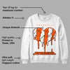 Orange Milk DopeSkill Sweatshirt Juneteenth Heart Graphic