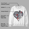 Stealth 14s DopeSkill Sweatshirt Heart Jordan 14 Graphic