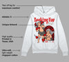 Fire Red 3s DopeSkill Hoodie Sweatshirt Looking For Love Graphic