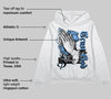 Powder Blue 9s DopeSkill Hoodie Sweatshirt Trust God Graphic