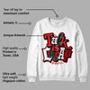 Red Cement 4S DopeSkill Sweatshirt Talk Is Chip Graphic