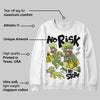 SB Dunks Fruity Pack - Green Apple DopeSkill Sweatshirt No Risk No Story Graphic