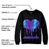 Aqua 6s DopeSkill Sweatshirt Juneteenth Heart Graphic