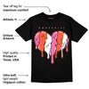 AJ 5 GS Pinksicle DopeSkill T-Shirt Slime Drip Heart Graphic