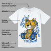 Dunk Blue Jay and University Gold DopeSkill T-Shirt Smile Through The Pain Graphic