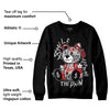 AJ Spizike Bred DopeSkill Sweatshirt Smile Through The Pain Graphic