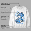 Powder Blue 9s DopeSkill Sweatshirt Smile Through The Pain Graphic