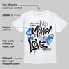 Awake NY x Racer Blue 5s DopeSkill T-Shirt No Money No Love Typo Graphic