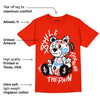 Toro Bravo 6s DopeSkill Varsity Red T-shirt Smile Through The Pain Graphic