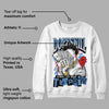 Dunk White Polar Blue DopeSkill Sweatshirt Sorry I've Been Trappin Graphic