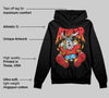 Red Collection DopeSkill Hoodie Sweatshirt At The Top Graphic