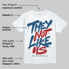French Blue 12s DopeSkill T-Shirt They Not Like Us Graphic