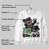 Black Cat 3s DopeSkill Sweatshirt Born To Be Rich Graphic