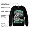 Green Glow 1s DopeSkill Sweatshirt Sick Bear Graphic