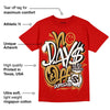 Red Collection DopeSkill Red T-shirt No Days Off Graphic