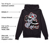 Bred Reimagined 4s DopeSkill Hoodie Sweatshirt Bear Steals Sneaker Graphic