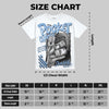 University Blue 5s DopeSkill Oversize Print T-Shirt Pocket Change Graphic