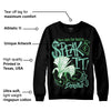 Green Glow 1s DopeSkill Sweatshirt Speak It Graphic