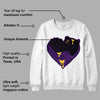 Field Purple 12s DopeSkill Sweatshirt Heart AJ 12 Graphic