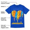 Royal Blue Collection DopeSkill Royal Blue T-shirt Juneteenth Heart Graphic