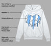 Powder Blue 9s DopeSkill Hoodie Sweatshirt Slime Drip Heart Graphic