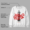 Fire Red 3s DopeSkill Sweatshirt King Chess Graphic