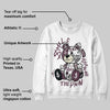 A Ma Maniere x "Violet Ore" 5s DopeSkill Sweatshirt Smile Through The Pain Graphic