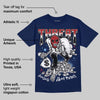 Midnight Navy 1s DopeSkill Navy T-shirt Threat Graphic