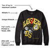 Black Tour Yellow AJ 4 Thunder DopeSkill Sweatshirt Loser Lover Graphic