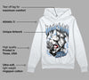 Powder Blue 9s DopeSkill Hoodie Sweatshirt Money On My Mind Graphic