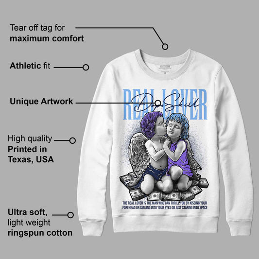 Georgetown 5s DopeSkill Sweatshirt Real Lover Graphic