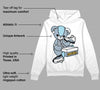 Blue Grey 13s DopeSkill Hoodie Sweatshirt Sneakerhead BEAR Graphic