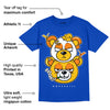 Royal Blue Collection DopeSkill Royal Blue T-shirt New Double Bear Graphic