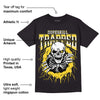 Black Tour Yellow AJ 4 Thunder DopeSkill T-Shirt Trapped Halloween Graphic